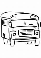 Autocarro Colorir Autobus Colorironline ônibus Ispirazione Scuolabus Desenhos sketch template