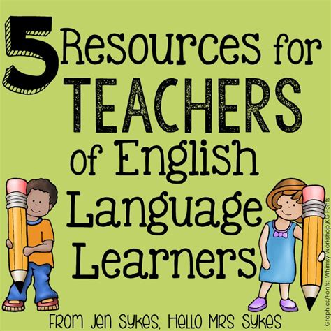 hello mrs sykes 5 resources for teachers of english