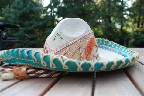 Reserved For Darci Authentic Mexican Sombrero Hat Vintage