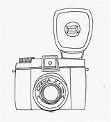 Camera Drawing Simple Sketch Drawings Cameras Handmade Random Things Paintingvalley sketch template