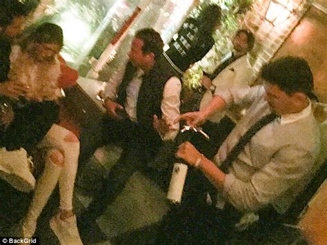 scott disick and bella thorne look cozy at catch in weho