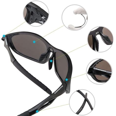 torege polarized sports sunglasses for men women cycling running