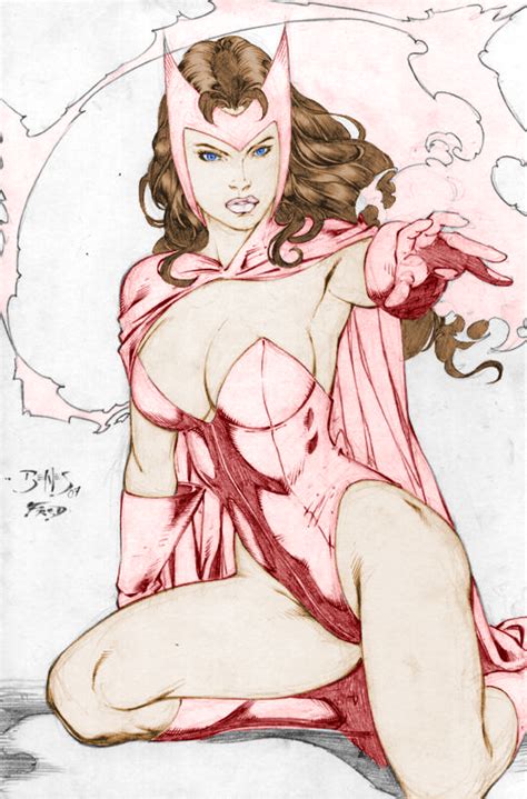 sexy avengers sorceress scarlet witch magical porn pics luscious