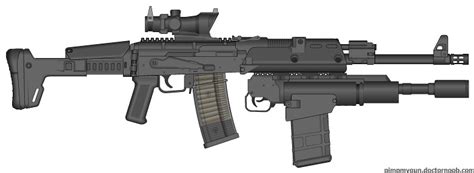 ak   xm  russian assault rifle ak  variant  flickr