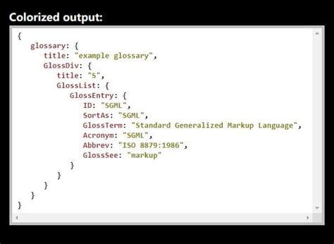 format json data  colored syntax pretty print json  jquery