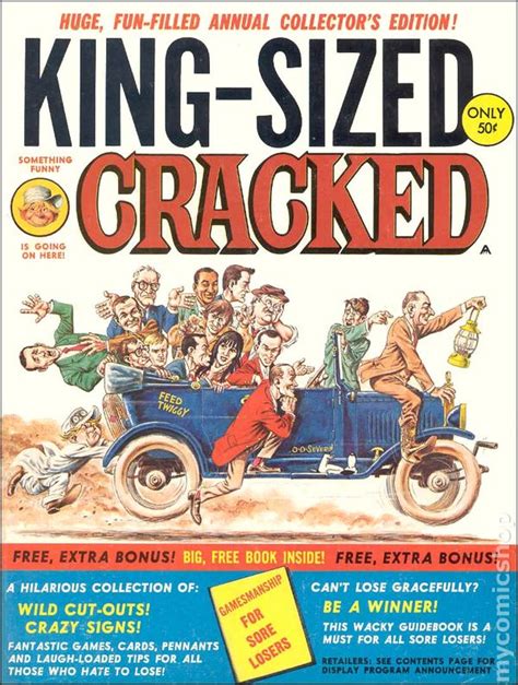 cracked king sized  comic books