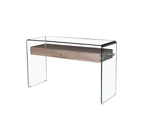 Curved Glass Console Table Drawer Cj Trade