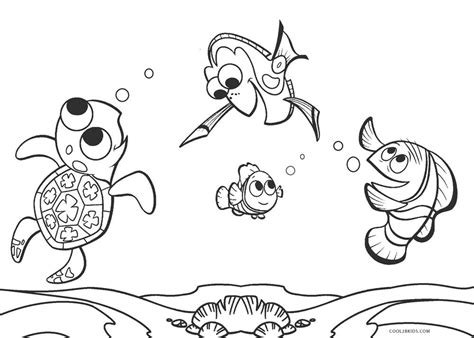 printable nemo coloring pages  kids