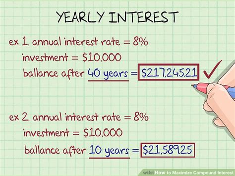 How To Maximize Compound Interest With Pictures Wikihow