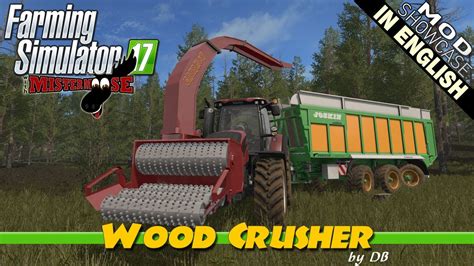 farming simulator 17 mod showcase wood crusher youtube