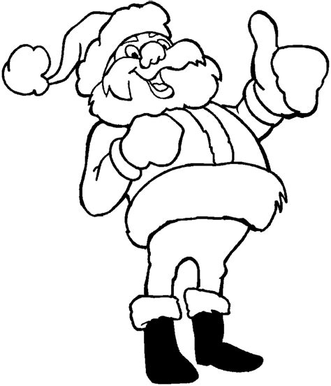 holiday site santa claus coloring pages