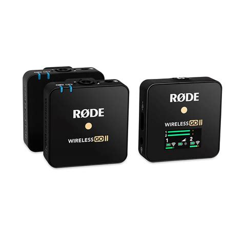 rode wireless  ii dual channel wireless microphone system  ebay