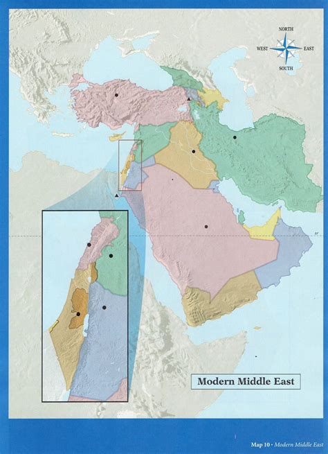 Abeka History 5 Chapter 4 Modern Middle East Map Diagram Quizlet