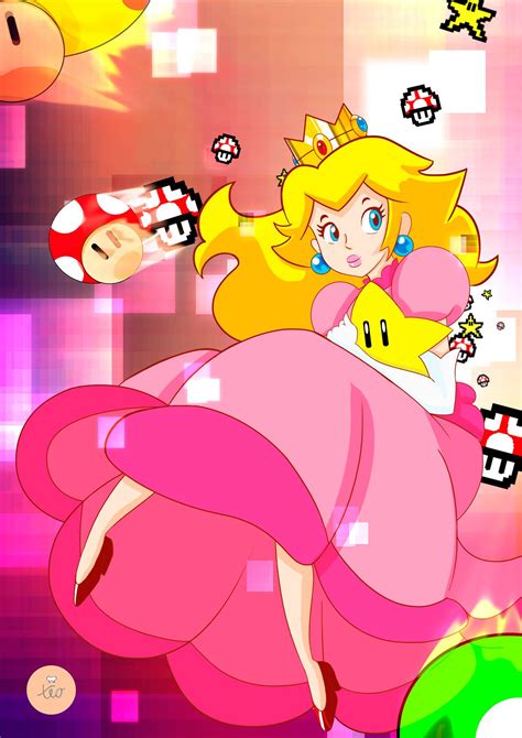 princess peach s pixel playground princess peach mario and princess