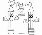 Coloring Pages Welcome Back Getcolorings School Sunday sketch template