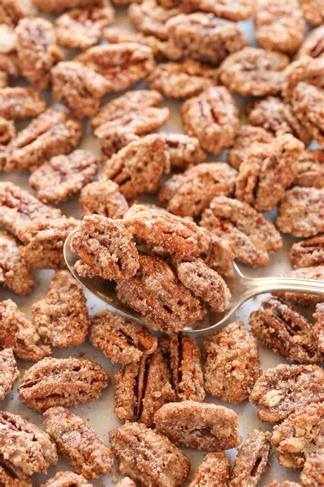 homemade candied pecans   bake