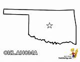 Oklahoma Outline Clipart Map State Coloring 1907 Maps Outlines Clipground Pistol Pete Visit Easy sketch template
