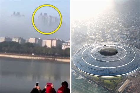 floating alien city seen in the sky in china by stunned onlookers
