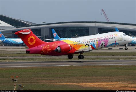 p chengdu airlines comac arj  photo  brian id  planespottersnet