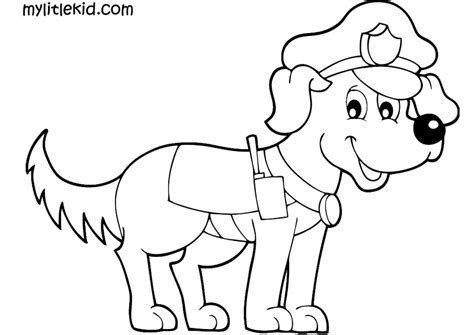 police coloring pages print