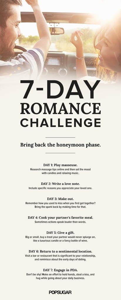 Romance Challenge Popsugar Love And Sex