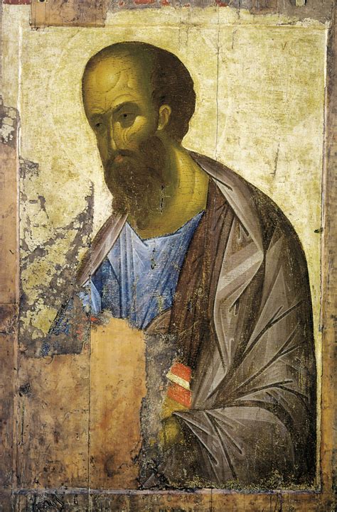 apostle paul  andrei rublev wikiartorg
