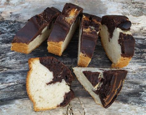 marble cake pieces stock image image of above marble