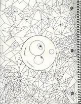 Trippy Coloring Pages sketch template