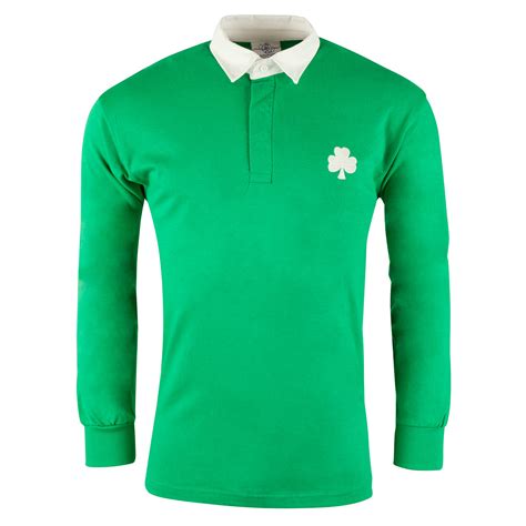 mens ireland classic rugby shirt long sleeved rugbystore