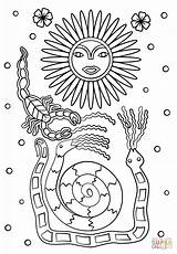 Huichol Coloring Pages Sun Scorpion Arte Snakes Colorear Para Printable Snake Dibujo Supercoloring Haida Kids Imagen Visitar Bear Designs Choose sketch template