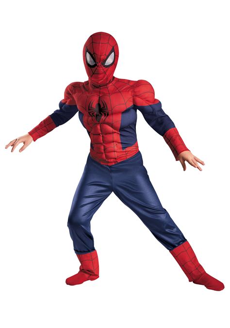 boys ultimate spider man classic muscle costume halloween costume