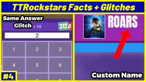 Ttrockstars Facts And Glitches 4 Youtube