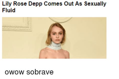 Lily Rose Depp Comes Out As Sexually Fluid Owow Sobrave Rose Meme On