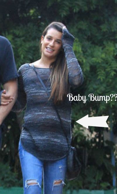 Omg Lea Rachel Berry Is Pregnant Gossip