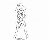 Coloring Peach Princess Pages Print Daisy Popular Coloringhome Comments sketch template