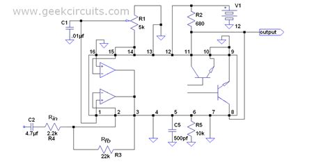 class  amp  tl dc  dc converter chip geek circuits