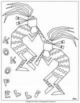 Coloring Pages American Native Navajo Printable Symbols Kokopelli Pottery Indian Pueblo Man Mac Color Getcolorings Hatchet Getdrawings Doll Nm Hopi sketch template