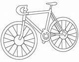 Cykel Mewarnai Tegning Colorier Velo Sepeda Bicyclette Roda Tegninger Farvelaegning Farvelægning Bicicletta Dosage Clenbuterol sketch template