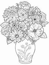 Coloring Pages Flowers Kids Printable Book sketch template