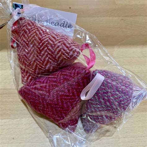 handwoven lavender pouch pack of 3 wool clip woollen products