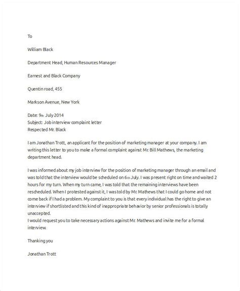 complaint letter sample 31 free word pdf documents download free and premium templates