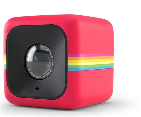 polaroid polcr cube mini lifestyle action camera red walmartcom