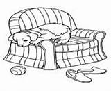 Puppy Coloring Pages Printable Pup Sofa Color Book Print Info sketch template