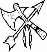 Tomahawk Native Indian American Drawing Arrow Sticker Decal Stickers Tattoo Patterns Leather Engraving Laser Clip Mascot Decals Feather Working Drawings sketch template