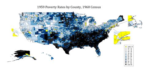 1959 poverty rates by county in the united states mapporn