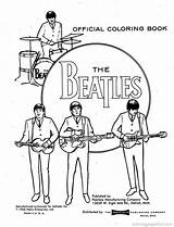 Beatles Coloring Pages Printable Kids 60s 1960s Book Colorear Yellow Submarine Fun Para Colouring Books Birthday Color Official Sheets Party sketch template