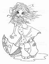 Digi Coloring Pages Stamps Canary Saturated Girls Cute Choose Board Books sketch template