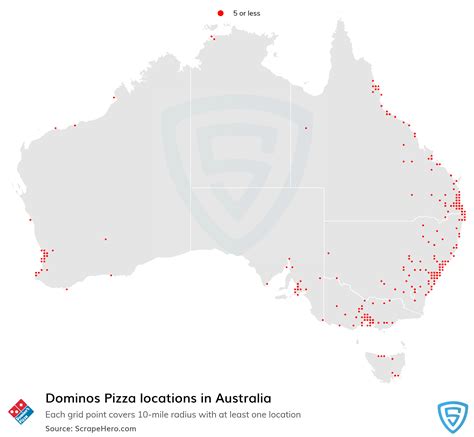 number  dominos pizza locations  australia   scrapehero