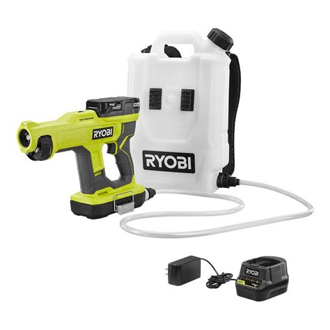 Ryobi One 18v Cordless Handheld Electrostatic Sprayer Kit With Tank Kit