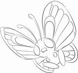 Butterfree Ausmalbilder Supercoloring Lilly Lineart Gerbil Colouring Gigantamax Eevee Weedle Printen Malvorlagen Pokémon Vulpix Categorieën sketch template